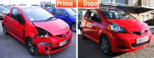 Toyota Aygo 2016 Prima e Dopo